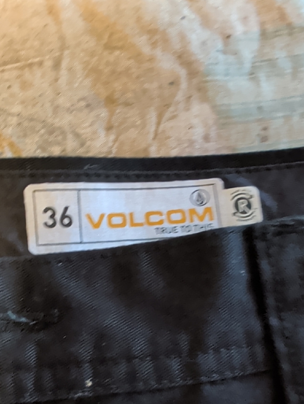 Volcom Black Men’s Flat Front Shorts